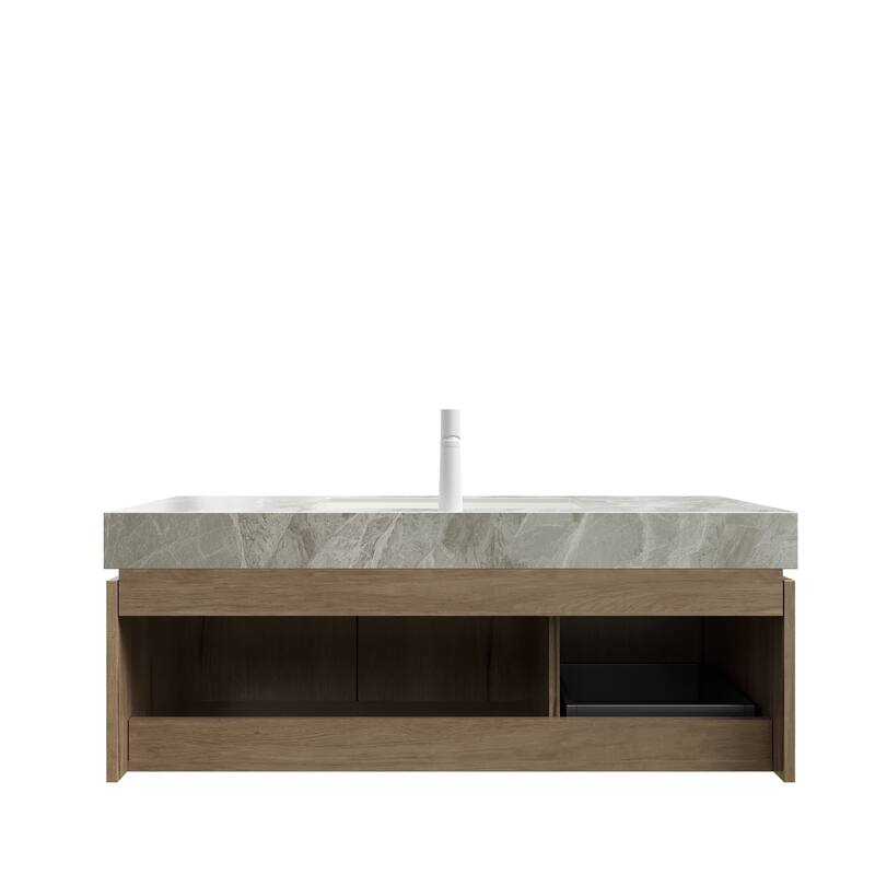 48" Bathroom Vanity with Sintered Stone countertop and Sink