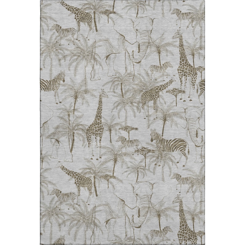 Premium Washable Super Soft Safari Mayfield Rug