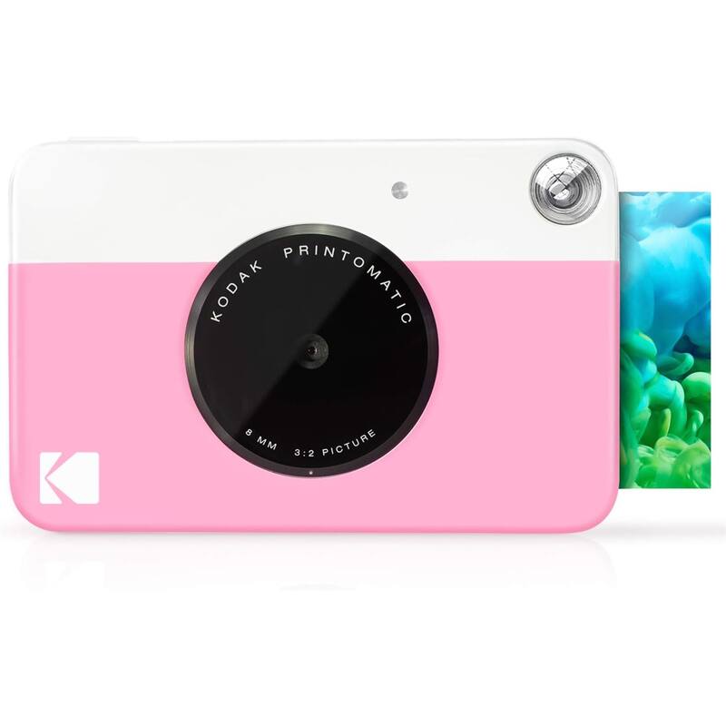Kodak Printomatic Instant Camera Bundle w/ 20 Zink Sheets, Photo Album & Hanging Frames - N/A