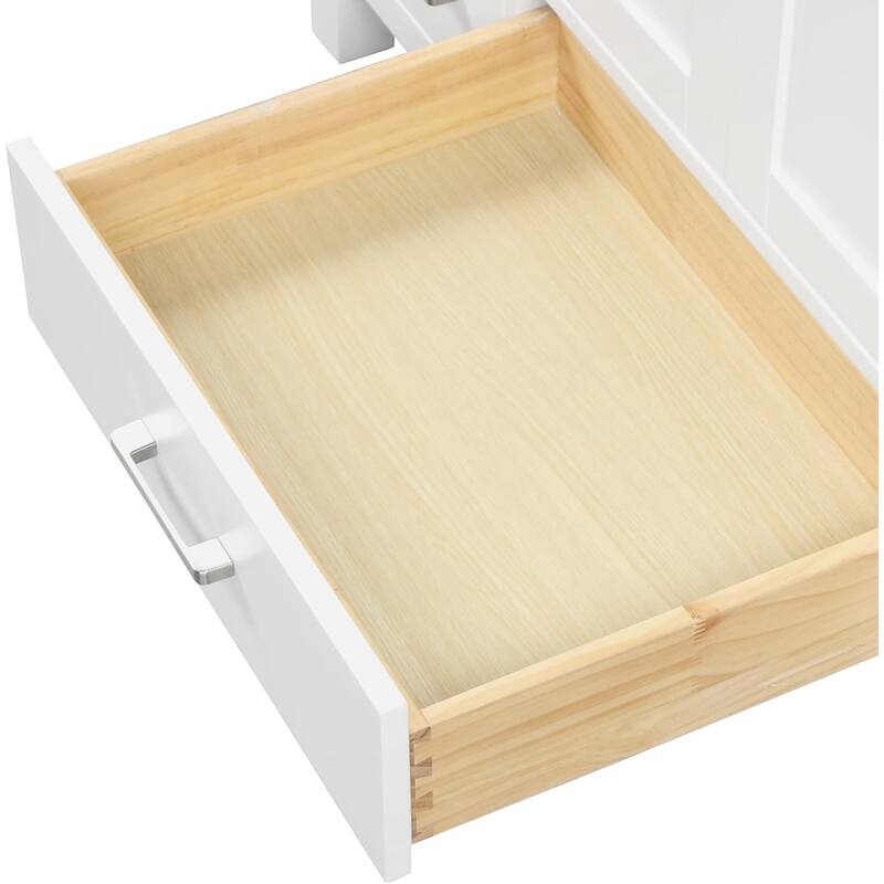 Blossom Geneva 48" Solid Wood Bathroom Vanity with Marble Top