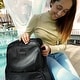 preview thumbnail 9 of 11, ELLE Voyage 20L Twill and Vegan Leather Backpack