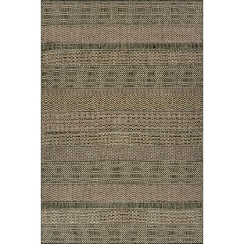 Nuloom Torelle Indoor/Outdoor Abstract Area Rug - Green - 5' x 8' - Rectangle