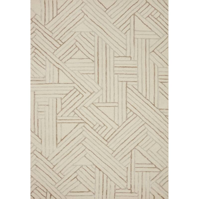 Alexander Home Reverie 3-D Geometric Modern Area Rug