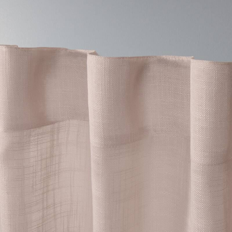 ATI Home Bella Sheer Hidden Tab Top Curtain Panel Pair