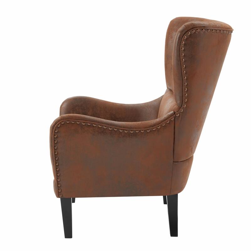 ​Retro Lounge Furniture - Distressed Leather Loo