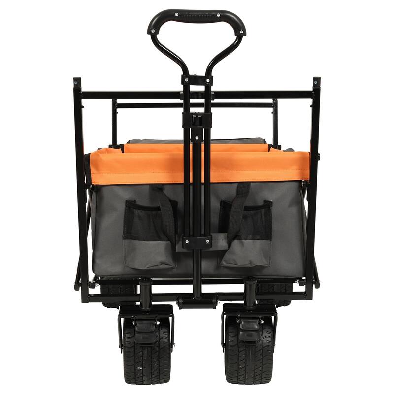 480 lb Folding Wagon Stroller with Canopy & Mosquito Net