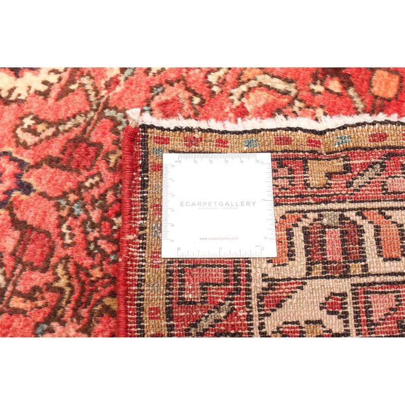 ECARPETGALLERY Hand-knotted Andelz Dark Red Wool Rug - 3'9 x 5'6