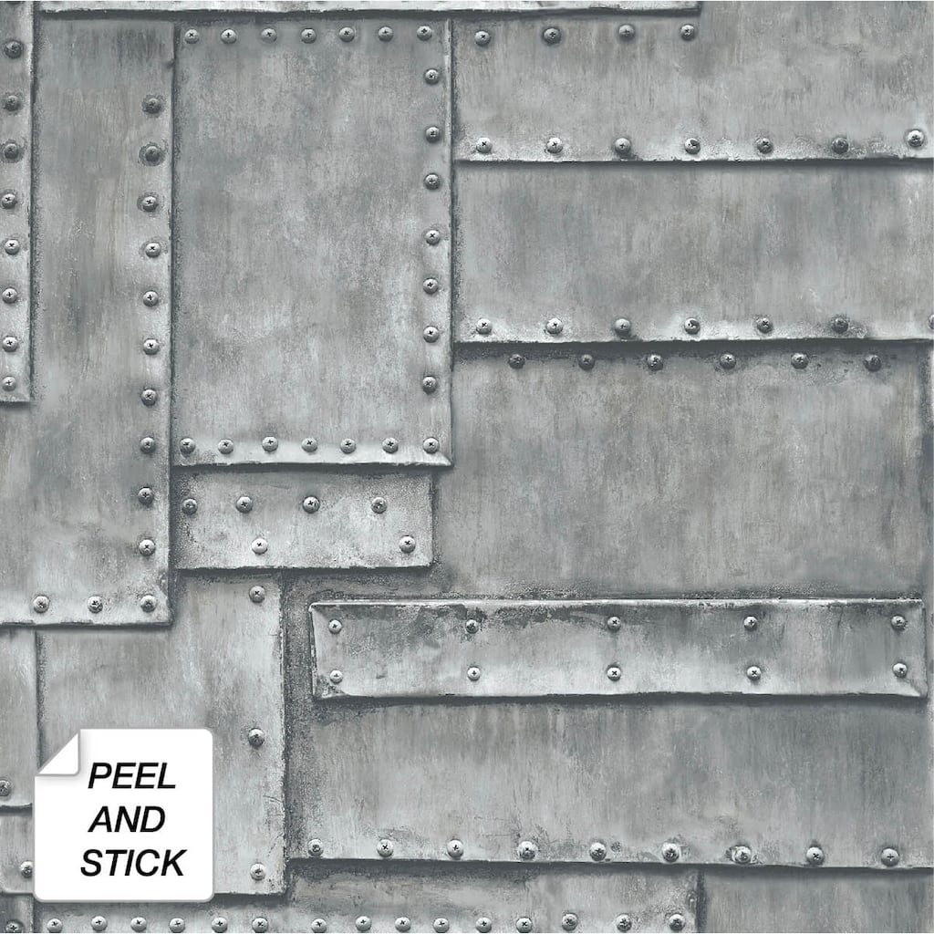 NextWall Fuselage Panel Peel and Stick Removable Wallpaper - 20.5 in. W x 18 ft. L