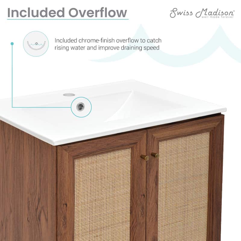Classe Bathroom Vanity in Oak