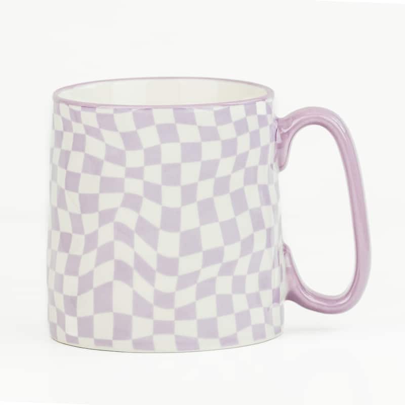10 Strawberry Street Bella Abstract Elegance Mugs, Set of 4