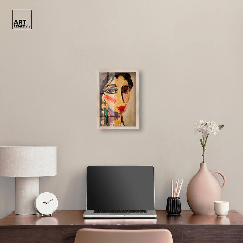 Colorful Expression I Shadowbox by Art Remedy
