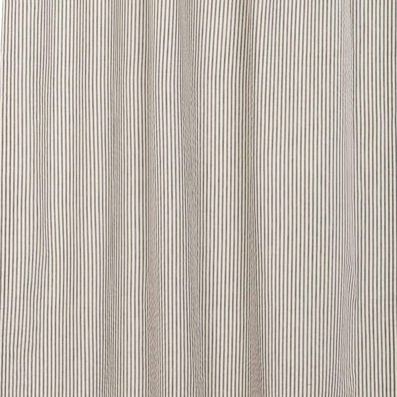 Hatteras Seersucker Blue Ticking Stripe Panel Set of 2 84x40 - Panel 84x40