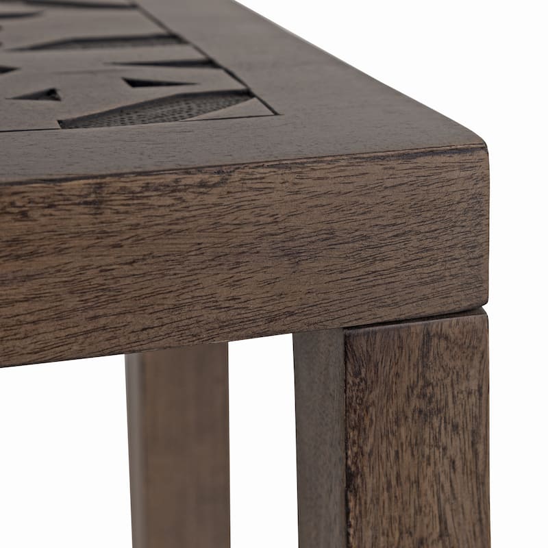 Kate and Laurel Elyria Wood Side Table