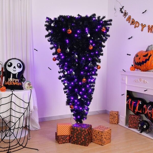 Pre lit purple christmas tree cheap