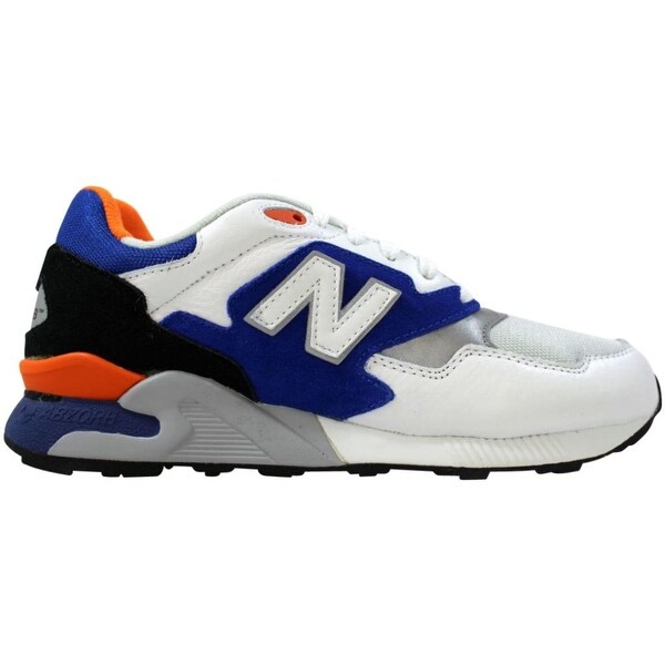 new balance white orange blue