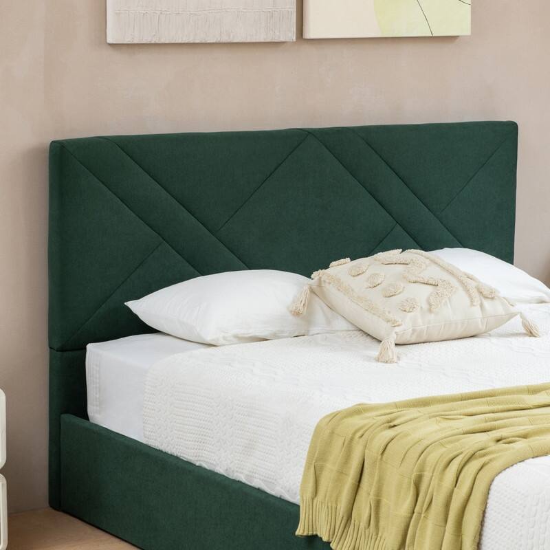 Plywood Frame Full Upholstered Platform Bed