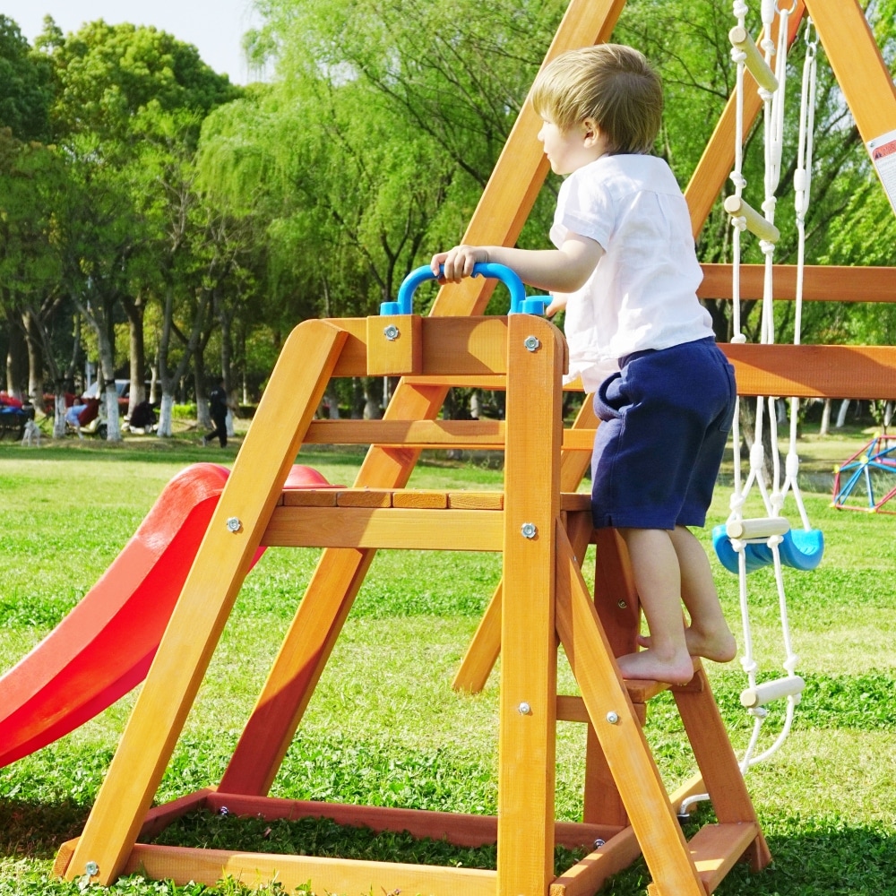 Natural swing set new arrivals