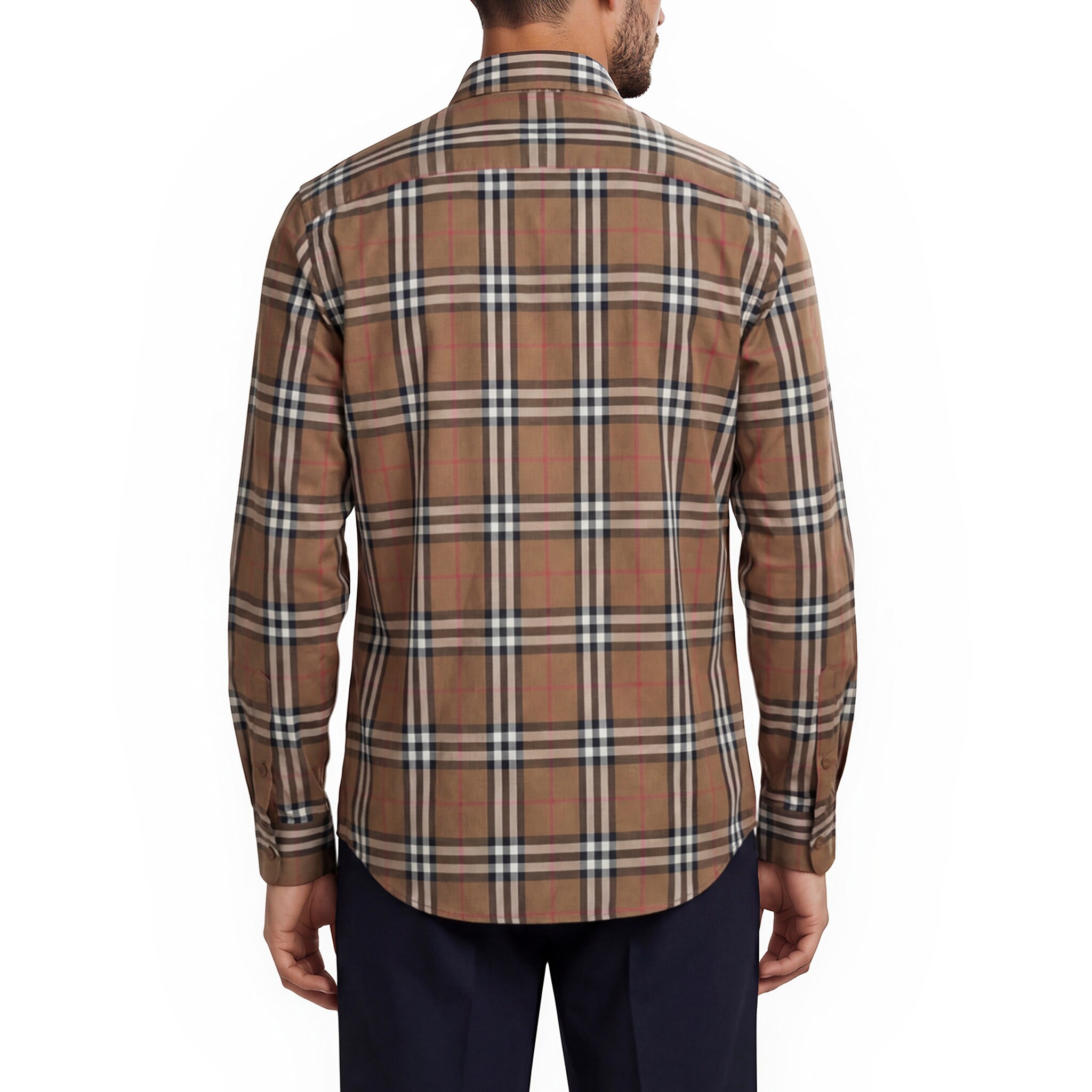 Burberry Men's Shefford Check Shirt - Overstock - 43579920