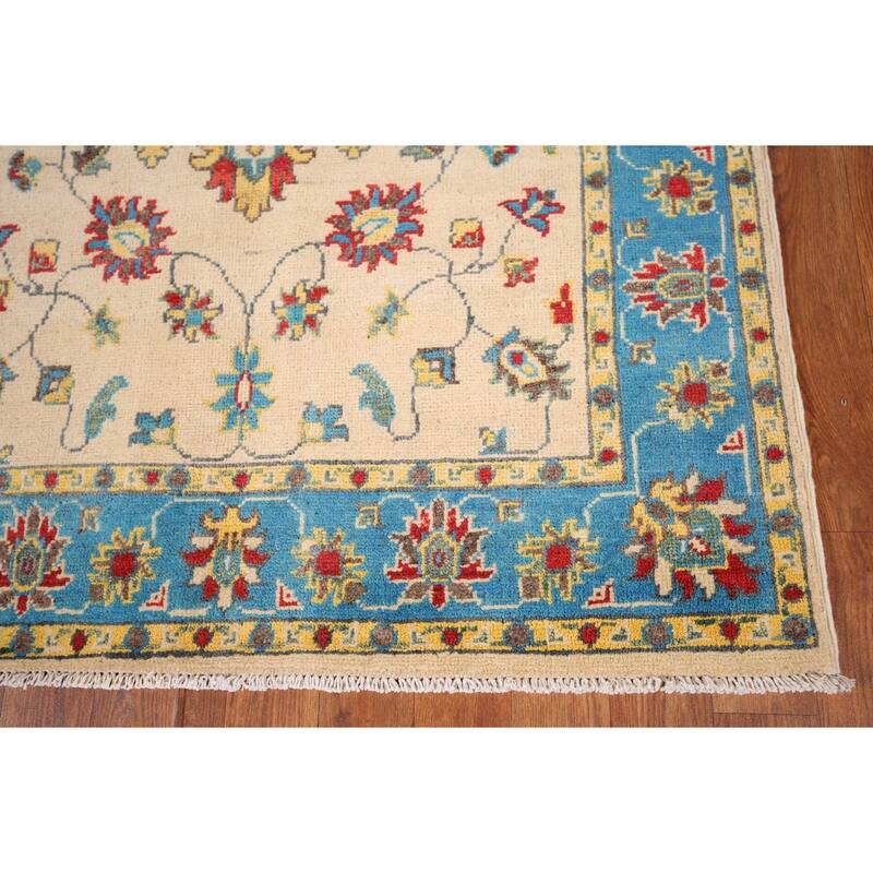 Transitional Oushak Oriental Accent Rug Handmade Wool Carpet - 3'5" x 5'0"
