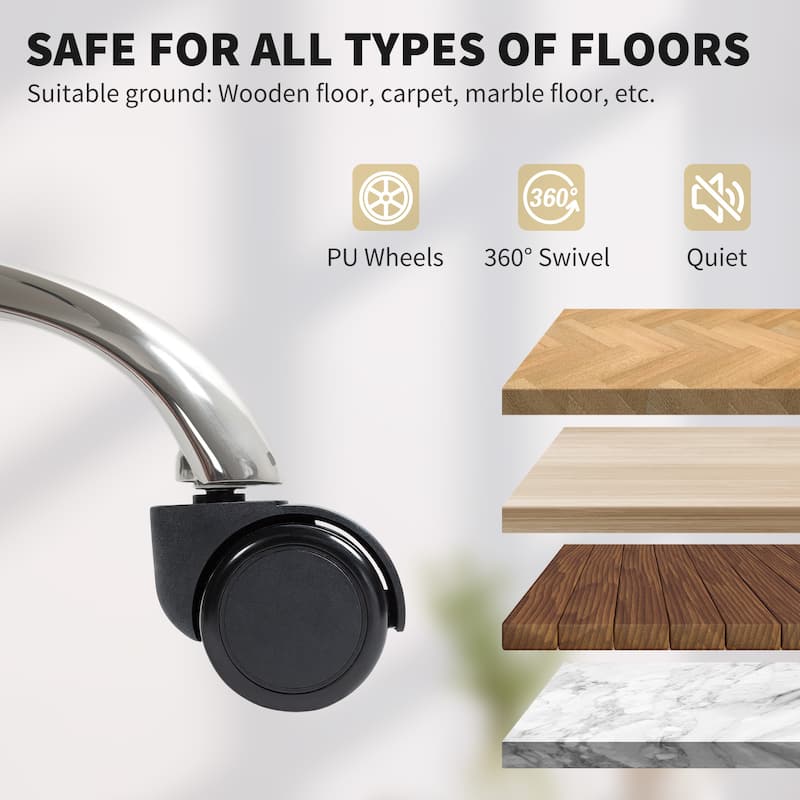 HOMCOM Executive Office Chair with Footrest, Reclining Swivel Computer Chair with High Back, Thick Cushion,Adjustable Height