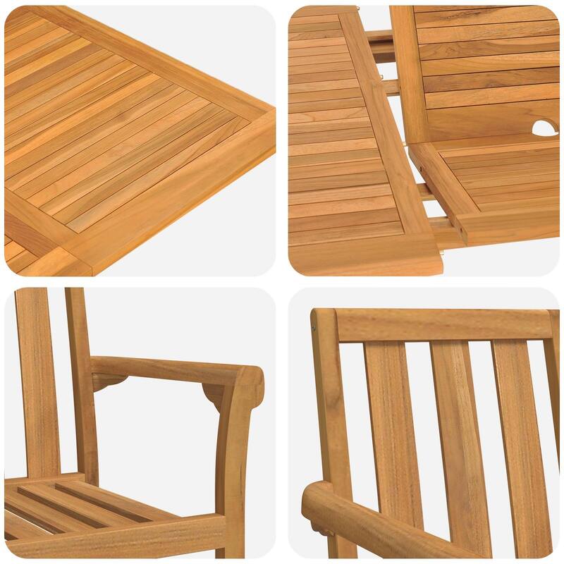 Adjustable Dining Table Set