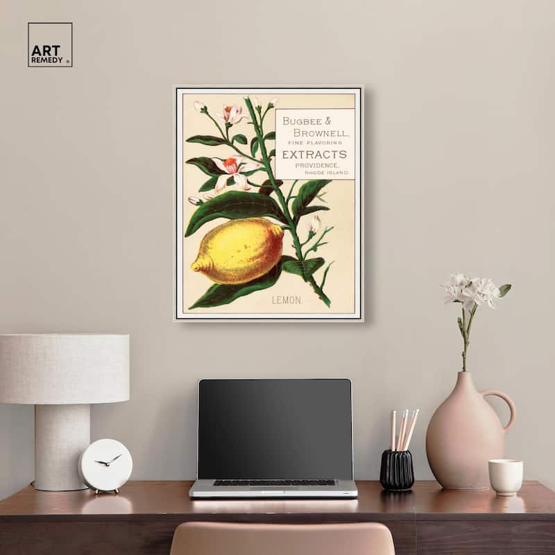 Lemon Canvas by Art Remedy