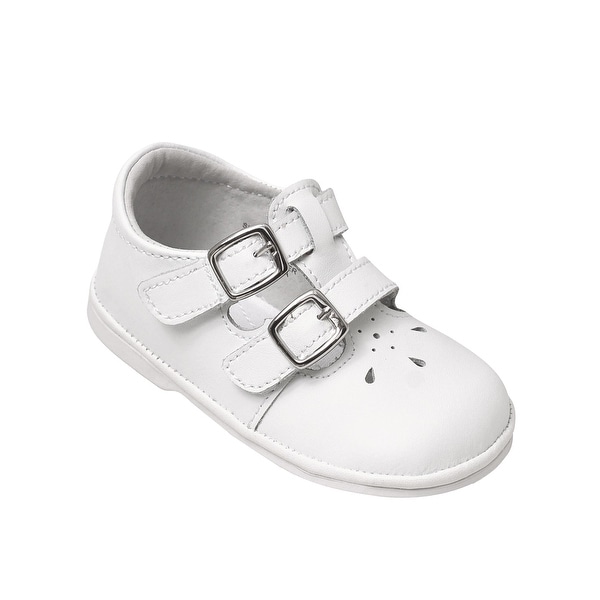 Shop Angel Baby Girls White Perforated 