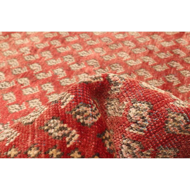 ECARPETGALLERY Hand-knotted Andelz Red Wool Rug - 3'3 x 5'8