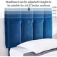 preview thumbnail 10 of 12, Javlergo Twin Size Kids Bed Frame with Adjustable Height Headboard Bed Frame with Heavy Duty Frame No Box Spring Needed