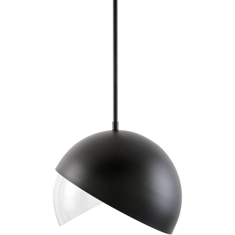 Livabliss Elenya Traditional Pendant - 10"L x 10"W x 9"H - Black