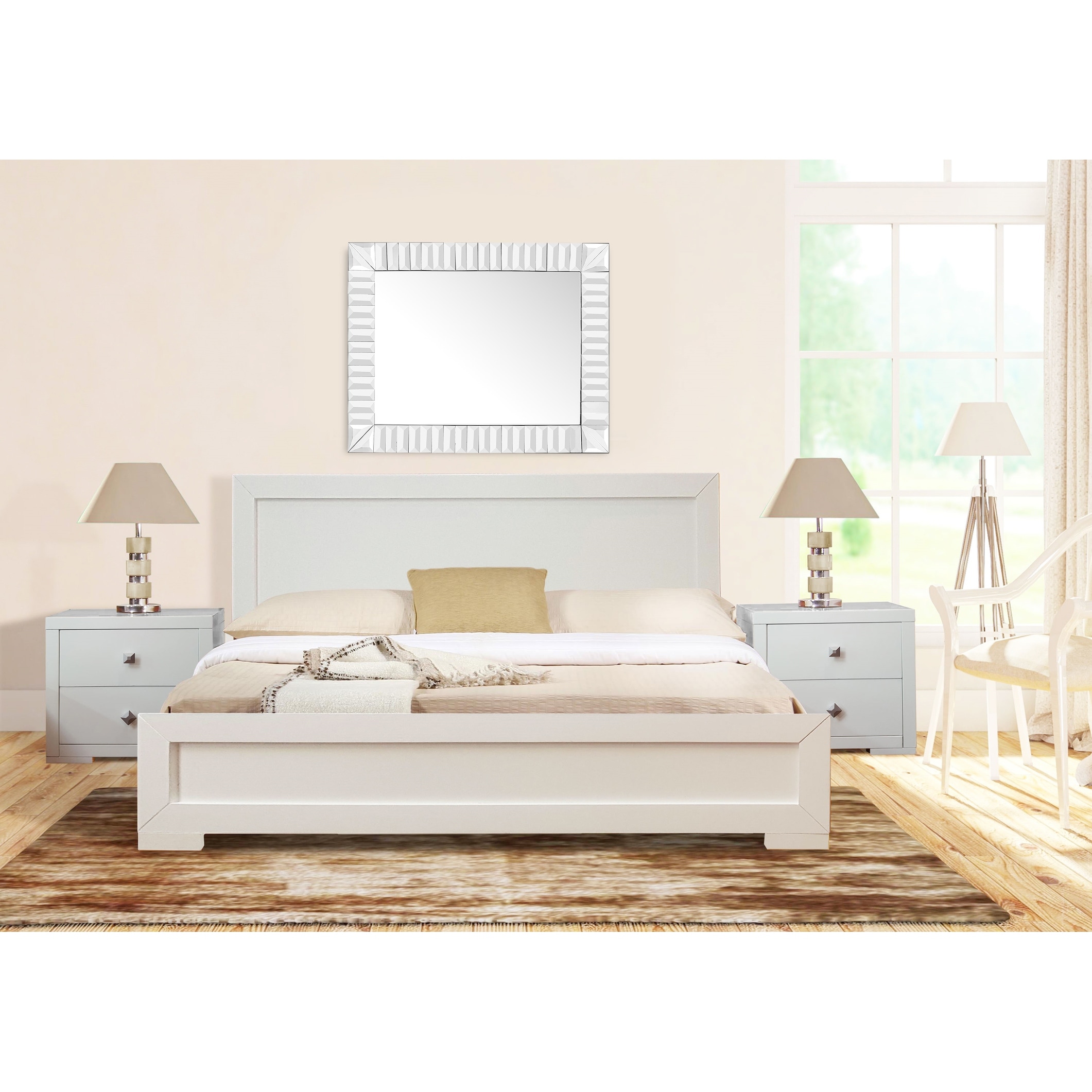 Trent wooden deals platform bed