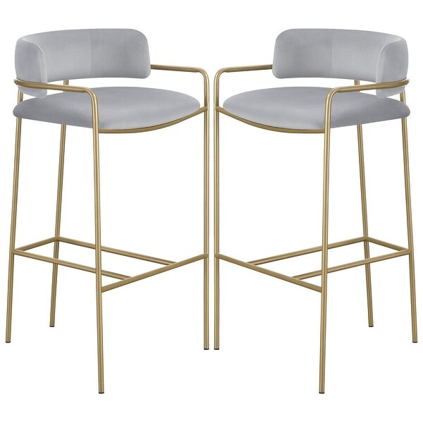 Lenox velvet shop bar stool