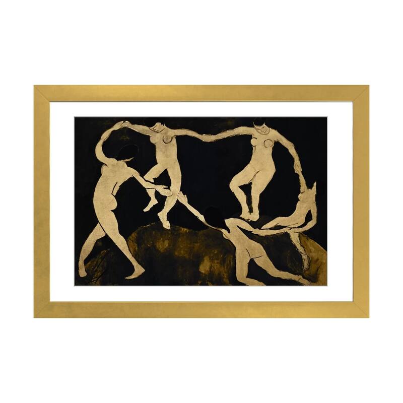 iCanvas "Dance VII" by 5by5collective - Gold - 16x24x1