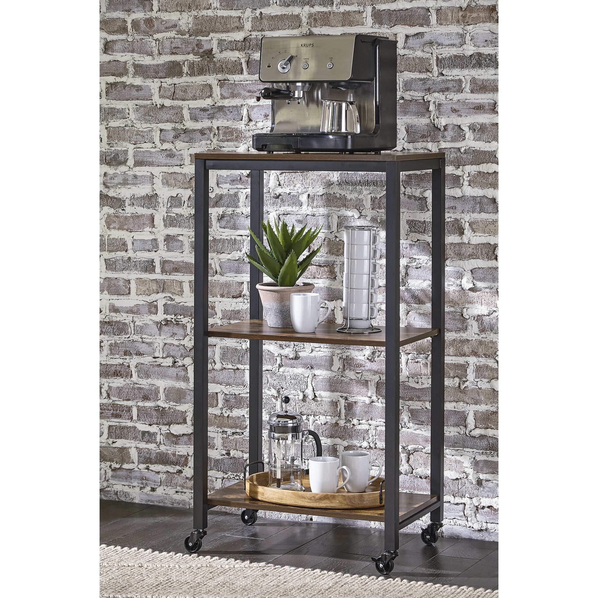 Bevinfield Bar Cart - Brown/Black