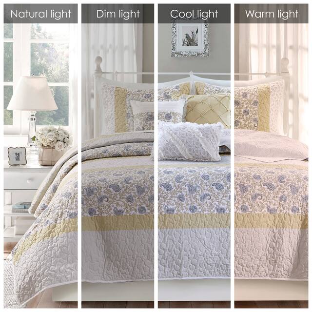 Madison Park Vanessa Cotton Percale 6-piece Coverlet Set
