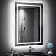 preview thumbnail 16 of 61, LED Bathroom Vanity Mirror Wall Mounted with Double Light Strip, 3-Color Dimmable, Anti-Fog, HD Tempered Glass, UL-Listed, ETL