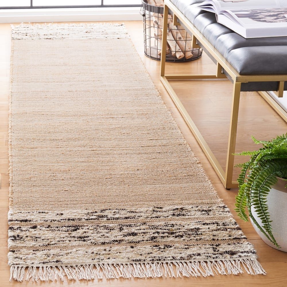 SAFAVIEH Handmade Natura Adolphine Jute & Wool Rug