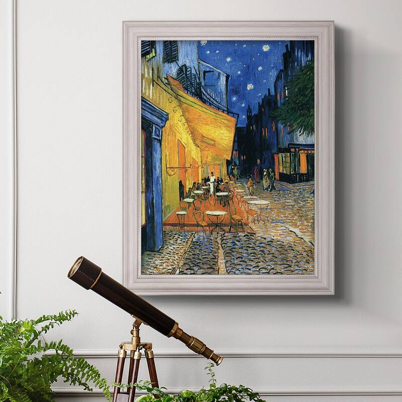 Cafe Terrace  Premium Framed Canvas- Ready to Hang