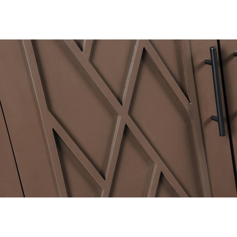 4 Door Wooden Twill Sideboard
