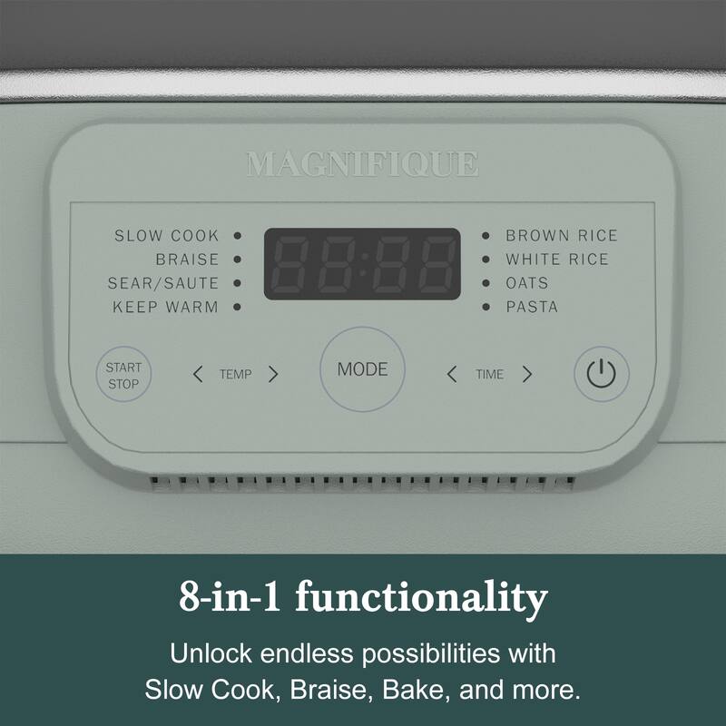 Magnifique Multipurpose Programmable Slow Cooker for Oats, Rice, Braise, Sear