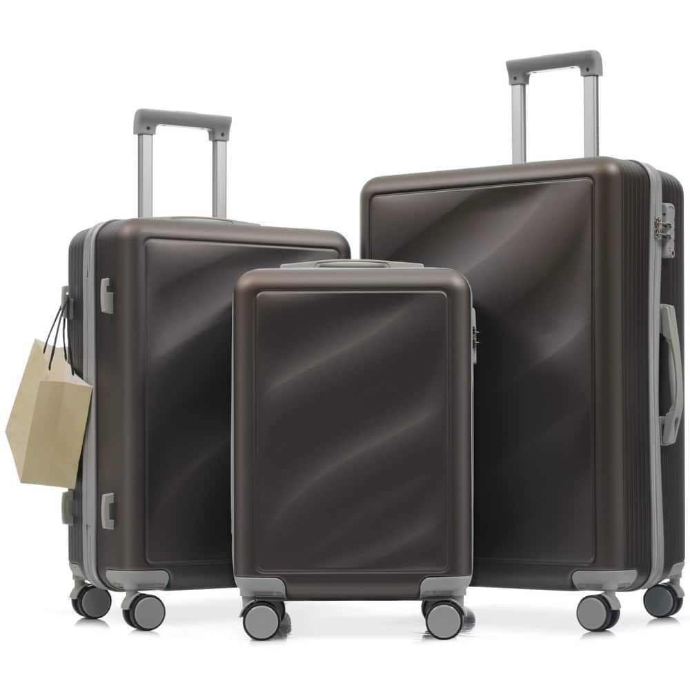 Luggage Set 3 Piece,Lightweight Durable ABS Suitcases with Spinner Wheels and TSA Lock,Carry-on & Checked Luggage(20"/24"/28")