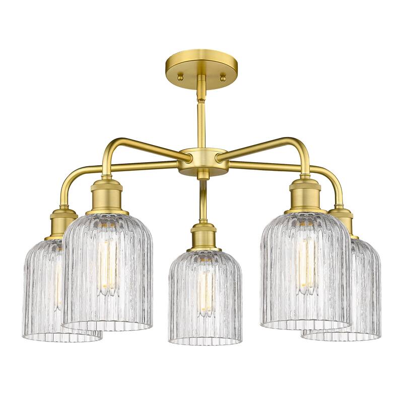 Innovations Lighting 516-5CR-15-23 Bridal Veil Chandelier Bridal Veil