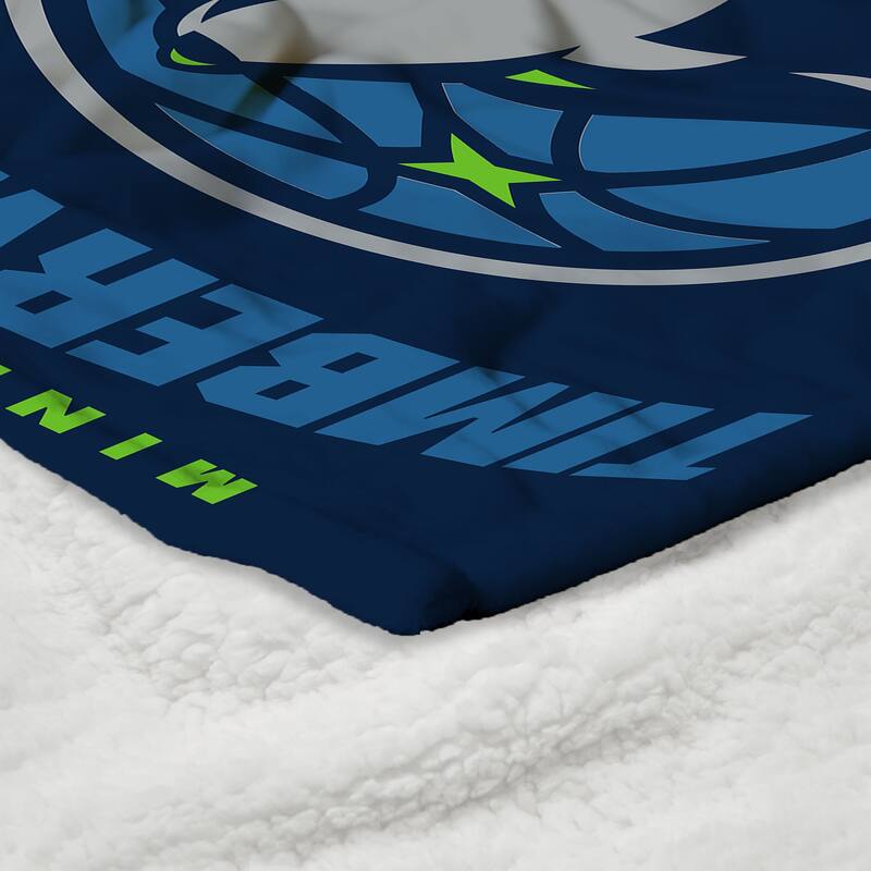 NBA High Block Silk Touch Sherpa Throw Blanket