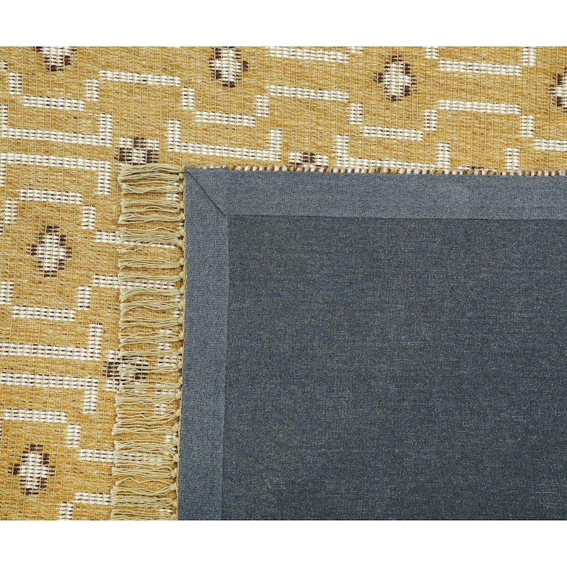 Terra by Obeetee Aurora Gold Rug