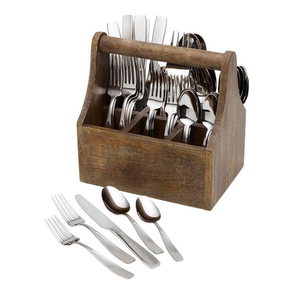 Towle 18.10 Dario 45 Pc FlatwareSet. Opens flyout.