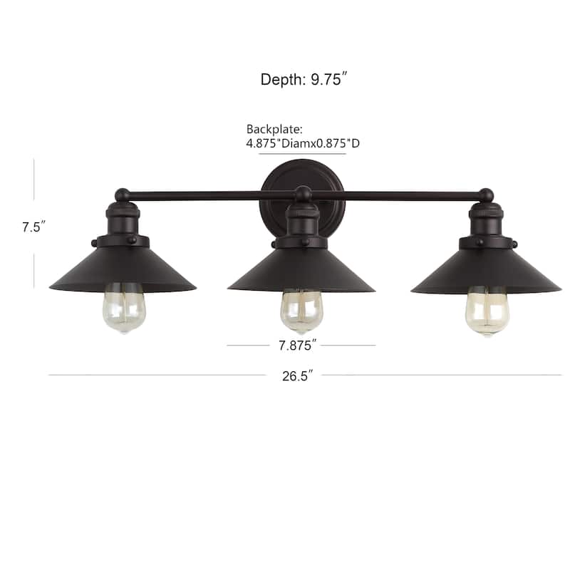 Florence Metal Shade Sconce, by JONATHAN Y