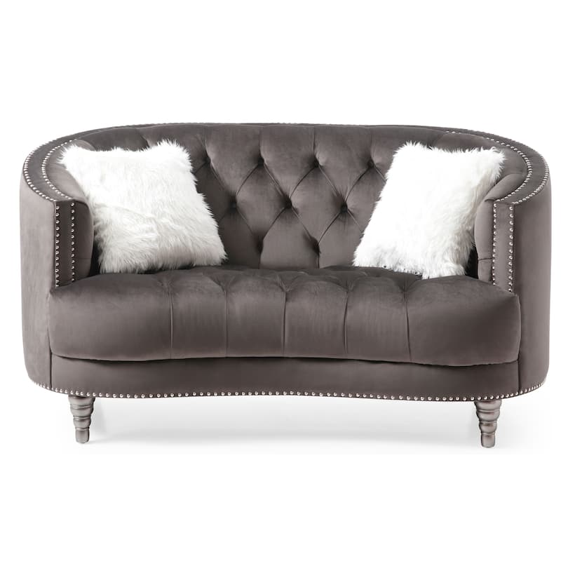 Dania Velvet Loveseat