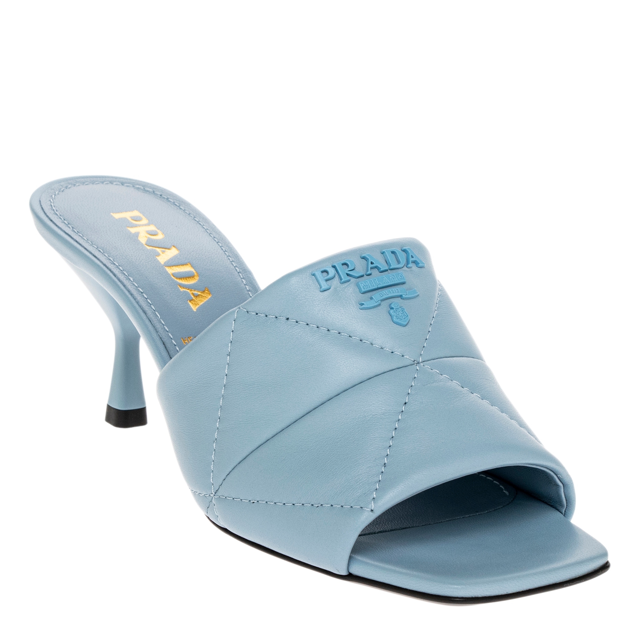 Prada Quilted Mule Sandals