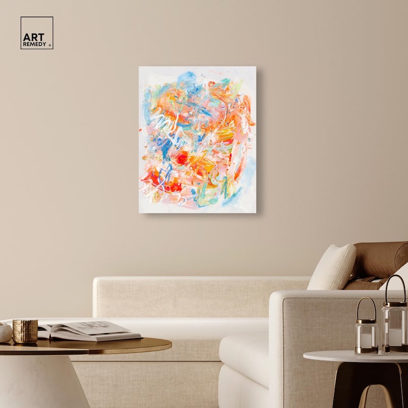 Swirling Hues I Canvas by Art Remedy, Gallery Wrapped