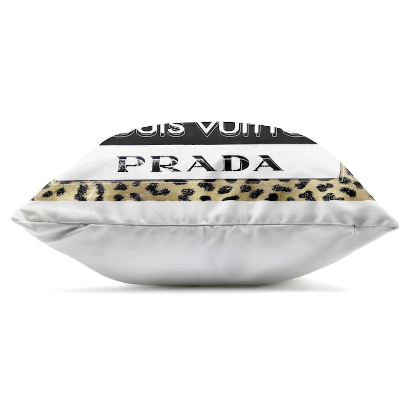 Stupell Glam Heel on Roses Printed Outdoor Throw Pillow Design by Madeline Blake